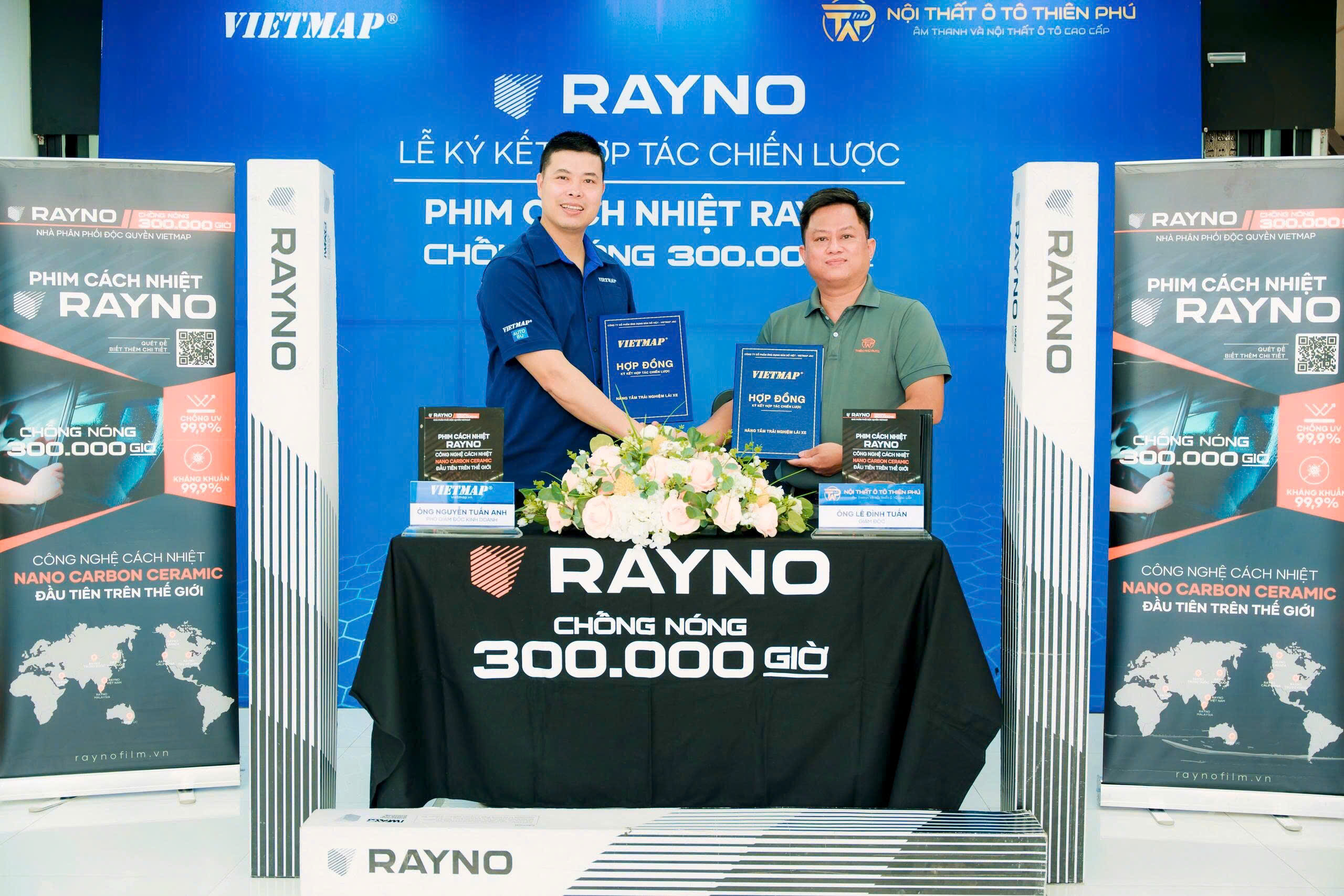 RAYNO CHÍNH HÃNG CÓ MẶT TẠI NỘI THẤT Ô TÔ THIÊN PHÚ